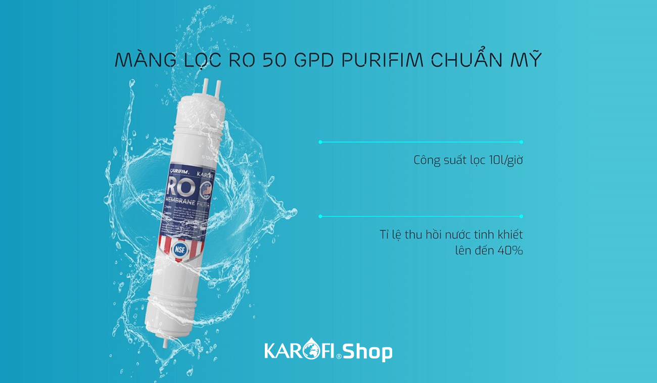 Máy lọc nước Karofi ERO100V