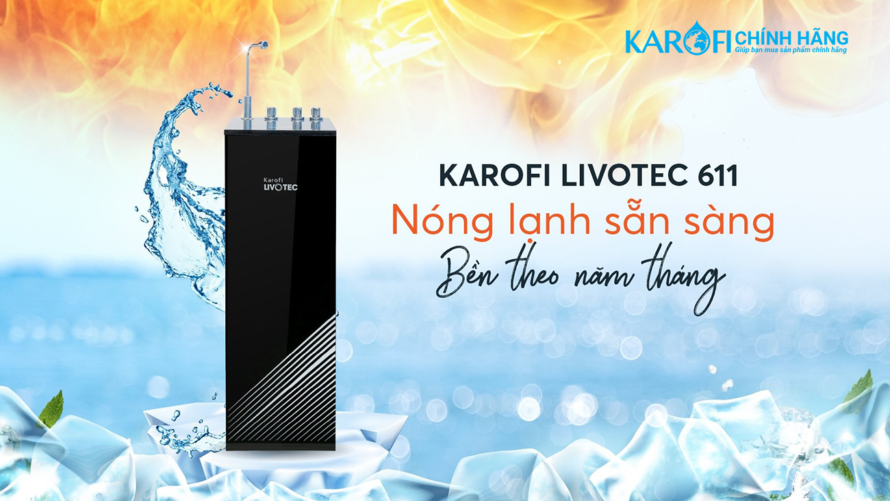 Máy lọc nước Karofi Livotec 611