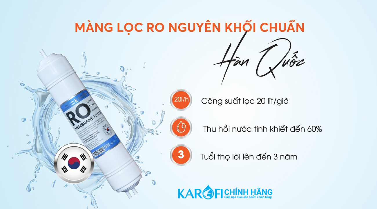 Máy lọc nước Karofi Livotec 611