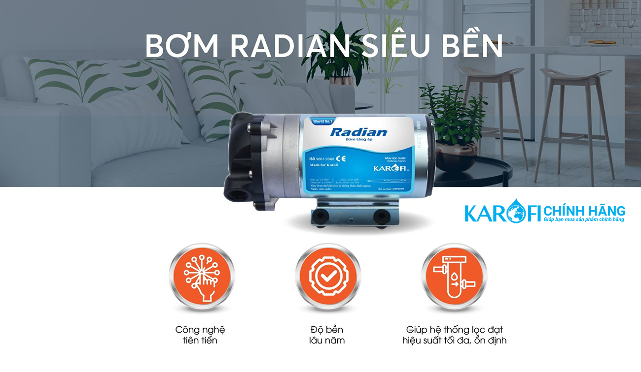 Bơm Máy lọc nước Karofi Livotec 611
