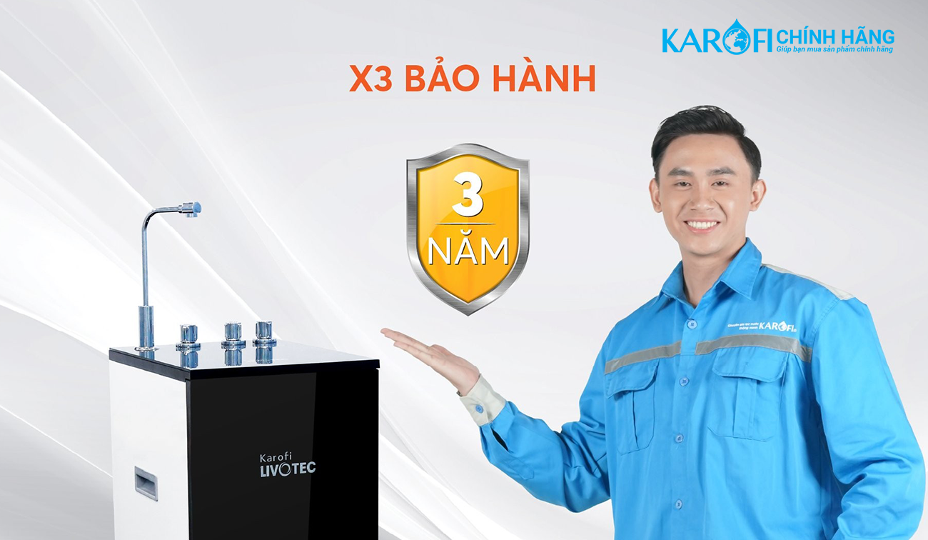 Bảo hành Máy lọc nước Karofi Livotec 611