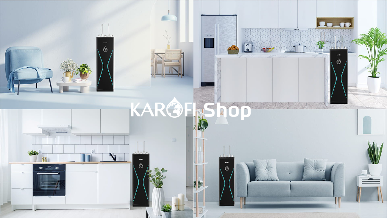 Máy lọc nước nóng lạnh Karofi KAD-D528