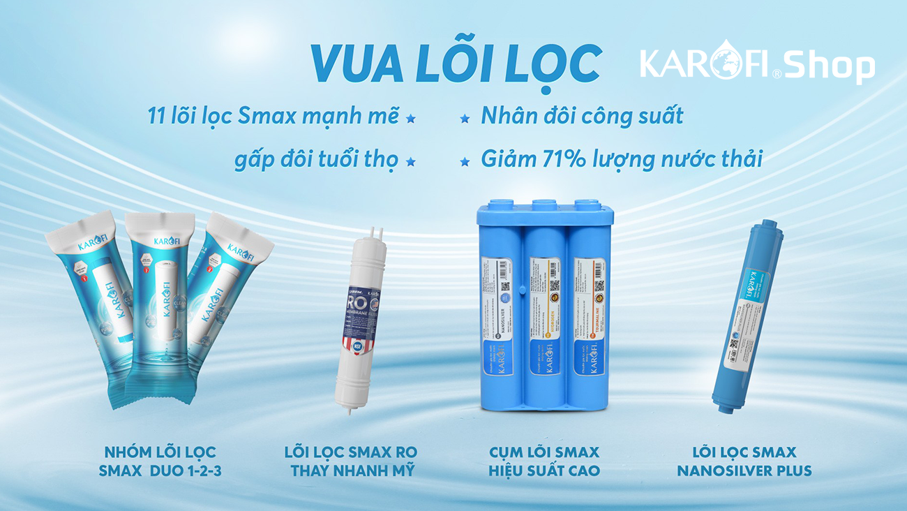 Máy lọc nước nóng lạnh Karofi KAD-D66S