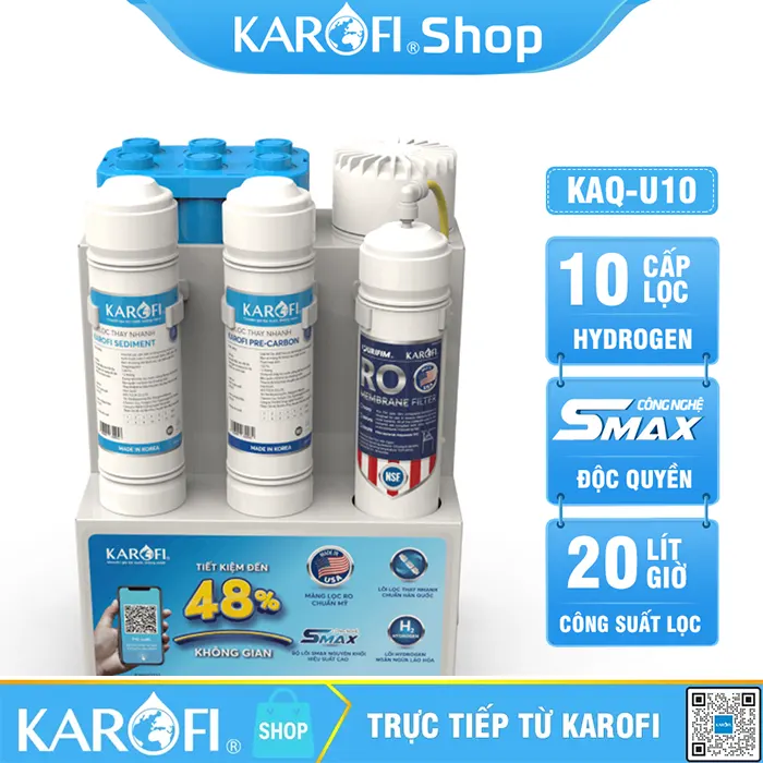 Máy lọc nước Karofi KAQ-U10